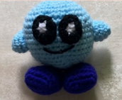 adding smiley in crochet amigurumi 