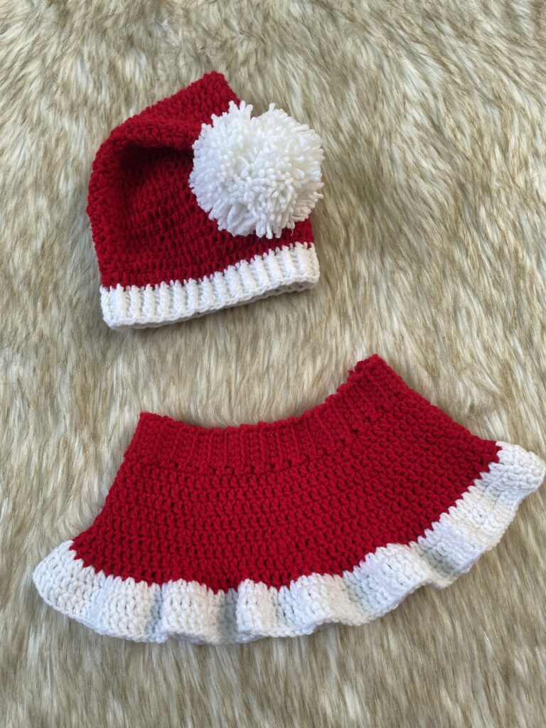 Santa cap & skirt