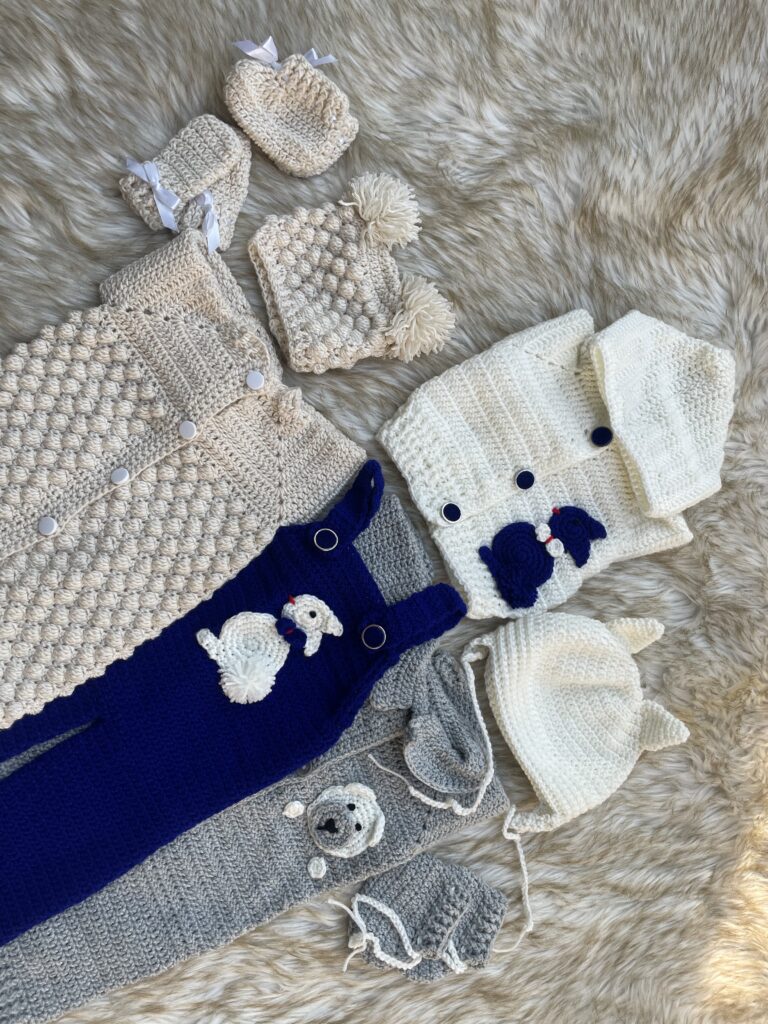 Crochet Baby Rompers